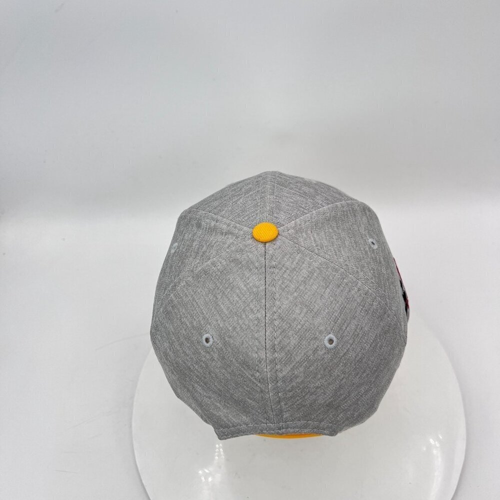 Kyle Busch 18 New Era 9FORTY Joe Gibbs Racing Grey One Size Snapback Hat - Picture 4 of 8
